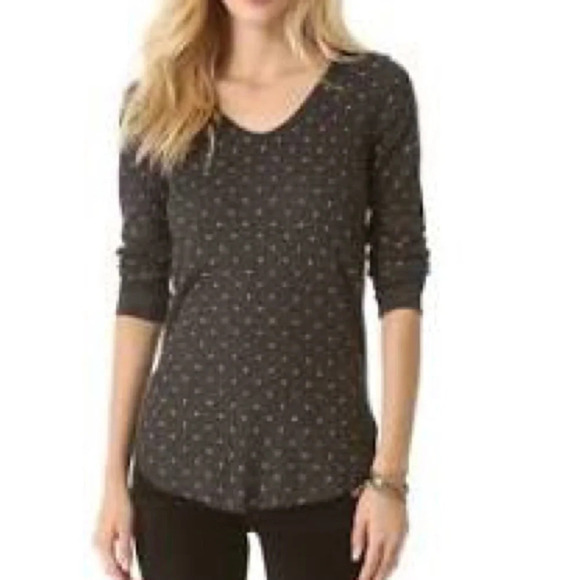 We The Free Desperate Polka Dot Thermal Top - NEW - Size Small - Picture 1 of 8